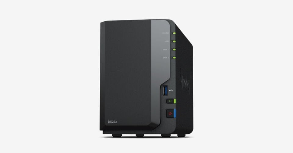 Synology DS223 2 GB 2 Yuvalı NAS Depolama Ünitesi