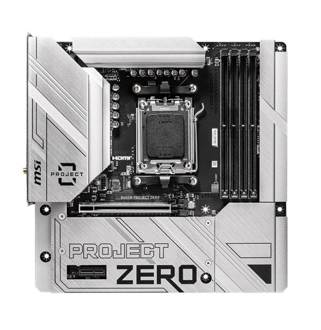 MSI B650M Project Zero AM5 Wi-Fi 6E Hdmi Dp Type-C