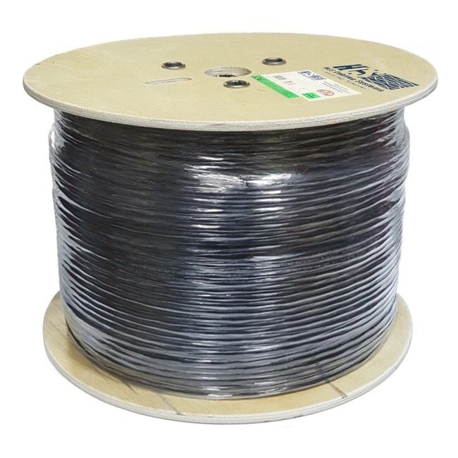 HCS  Cat6 Siyah U/UTP Outdoor Makara Kablo (500m)