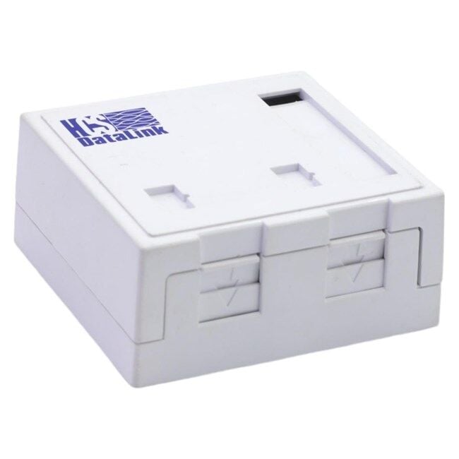HCS 2 Port Sıva Üstü  Boş Priz Kutusu (WMM-00203)