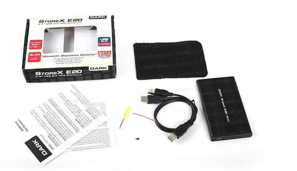 Dark DK-AC-DSE20 Storex 2.5'' USB 2.0 SATA Disk Kut