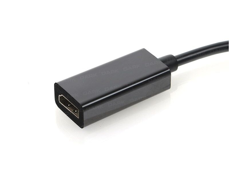 Dark DisplayPort to HDMI Dişi Kablo 4K