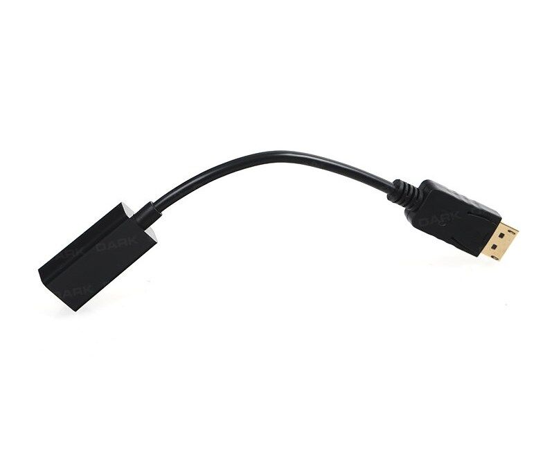 Dark DisplayPort to HDMI Dişi Kablo 4K