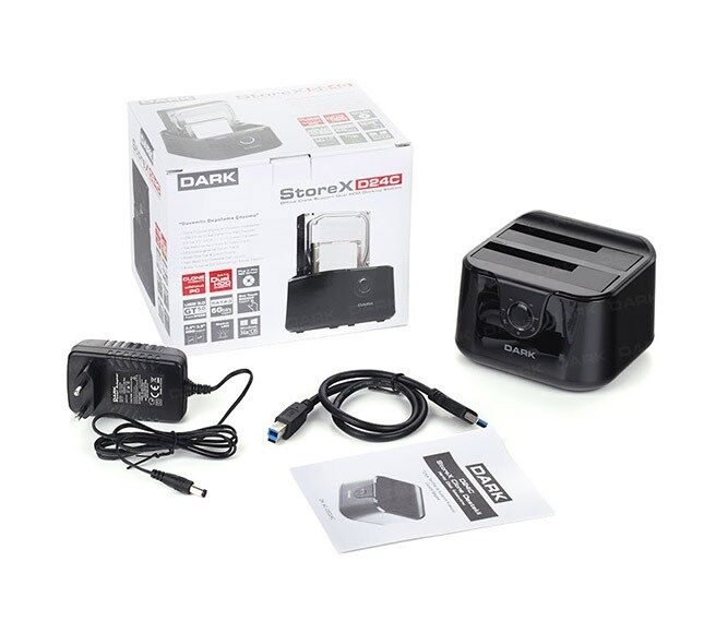 Dark DK-AC-DSD24C USB3.0 2li Disk İstasyonu
