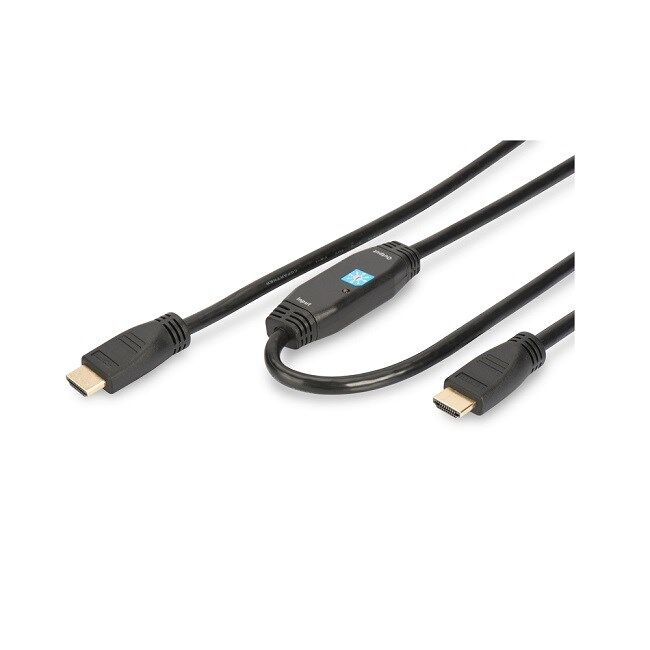 Digitus HDMI Kablo Altın Uçlu Siyah (15m) FHD