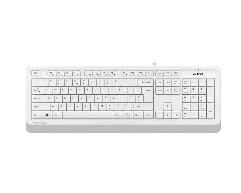 A4-Tech Kablolu Klavye Beyaz (FK10-B)