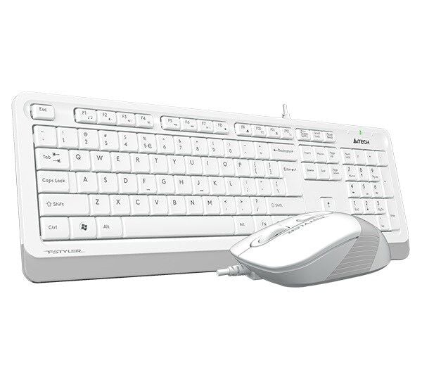 A4-Tech Kablolu Set Beyaz (F1010-B)