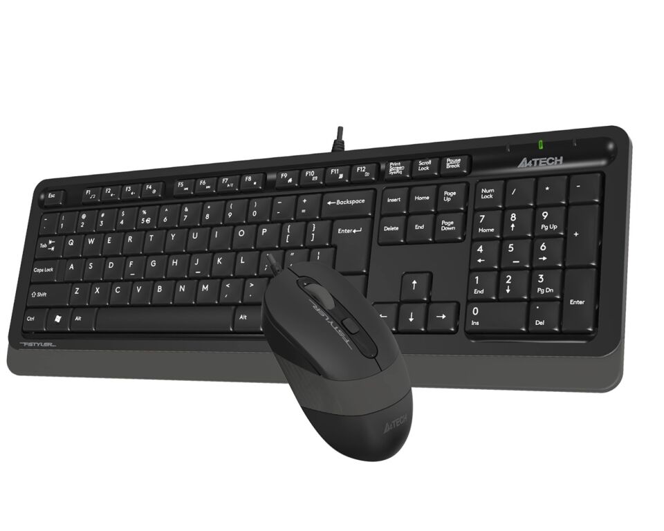 A4-Tech Kablolu Set Gri (F1010-G)