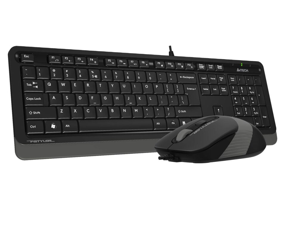 A4-Tech Kablolu Set Gri (F1010-G)