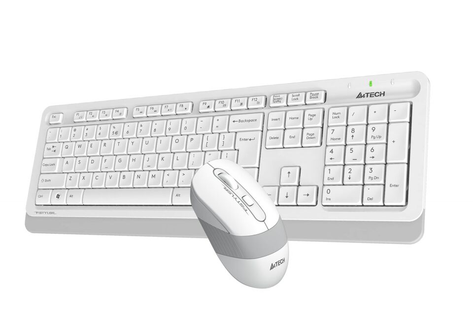 A4-Tech Kablosuz Set Beyaz (FG1010-B)