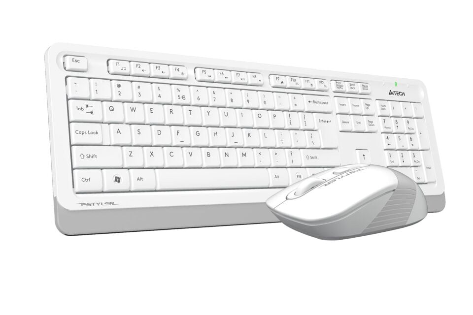 A4-Tech Kablosuz Set Beyaz (FG1010-B)