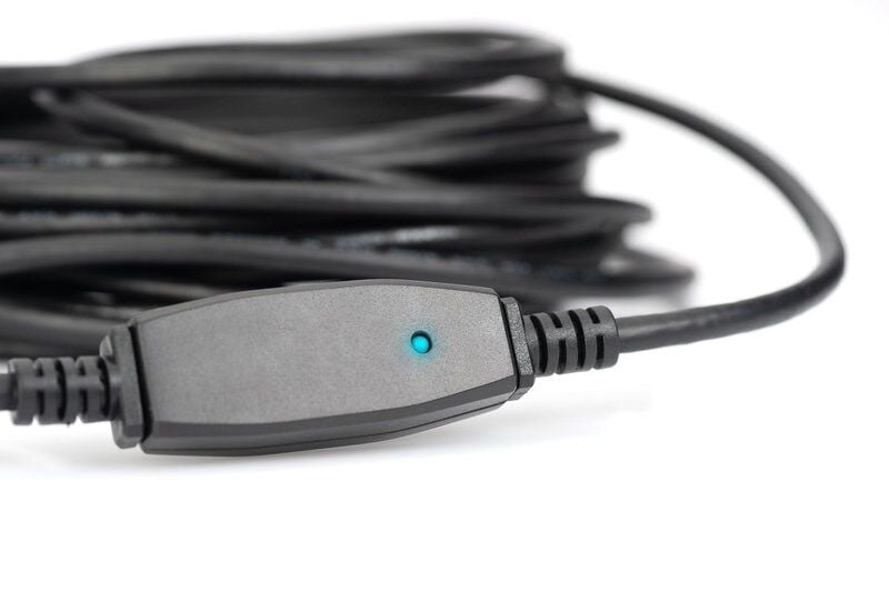 Digitus USB Uzatma Kablosu Siyah (20m)