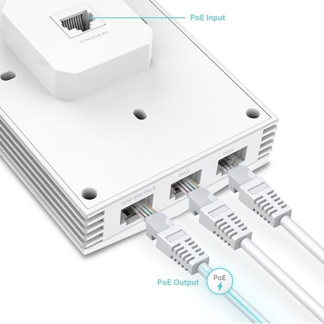 Tp-Link Omada EAP655-WALL AX1800 Duvar AccessPoint