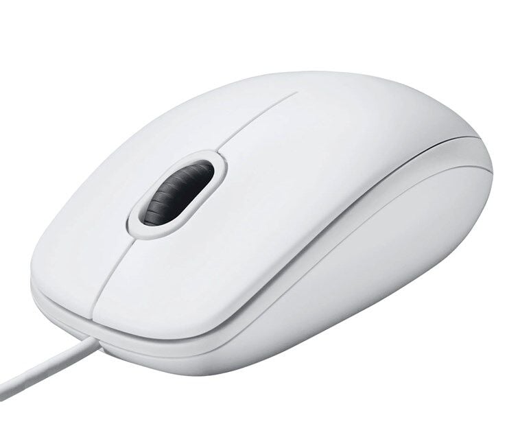 Logitech B100 Kablolu Optik Mouse Beyaz 910-003360