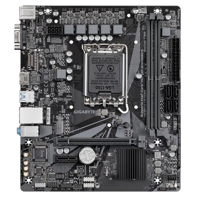 Gigabyte H610M H V3 D4 1700P Vga Hdmi Usb3.2