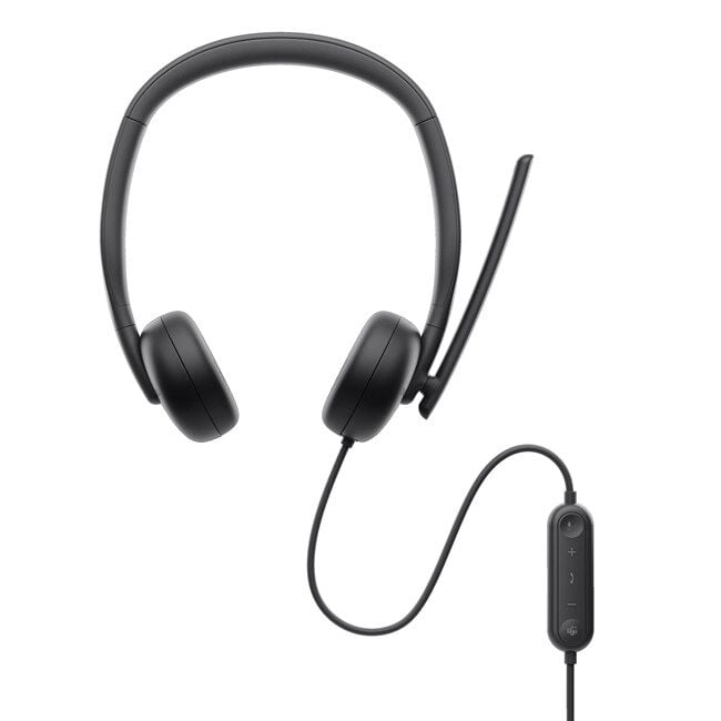Dell WH3024 Pro Stereo Kablolu Kulaklık Siyah