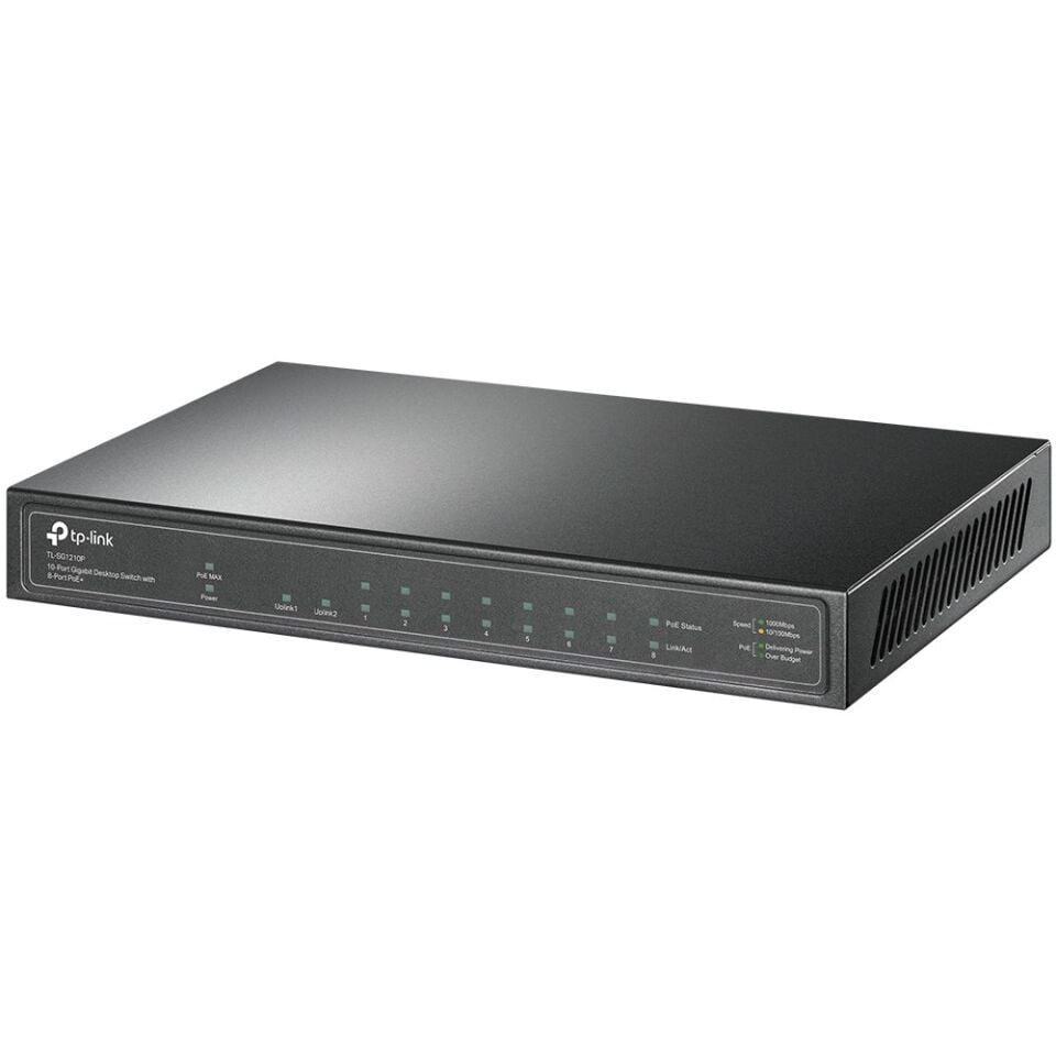 Tp-Link TL-SG1210P 8Port PoE Gigabit Switch