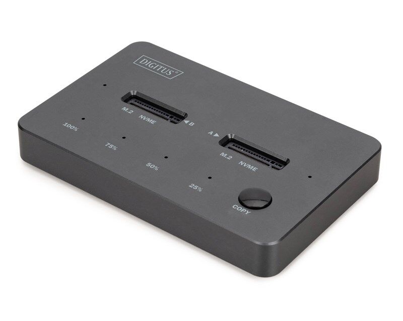 Digitus Çift Yuvalı M.2 NVME SSD Docking Station