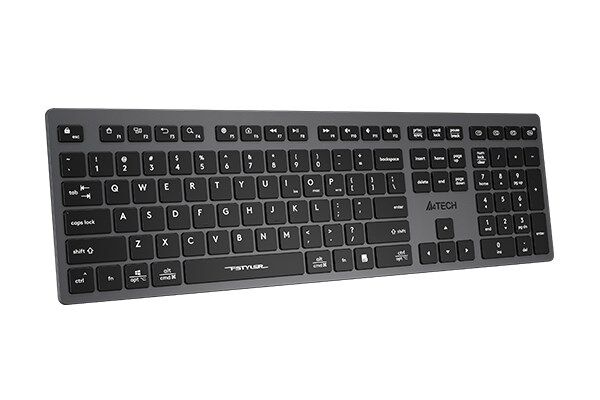 A4-Tech Şarjlı Bluetooth Klavye Gri (FBX50C)