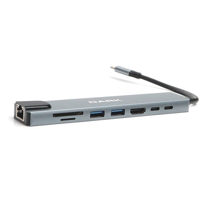 Dark (DK-AC-U31X36) Type C 8 in 1 Çoklayıcı