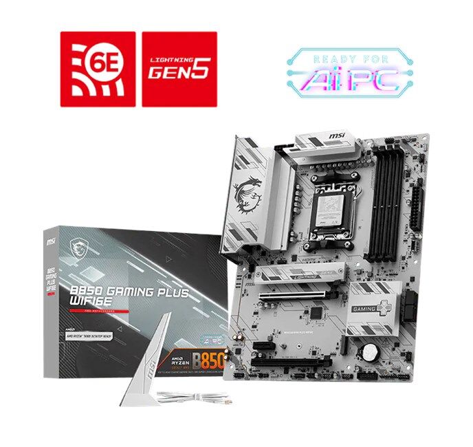 MSI B850 Gaming Plus Wifi 6E AM5 Ryzen D5 Type-C