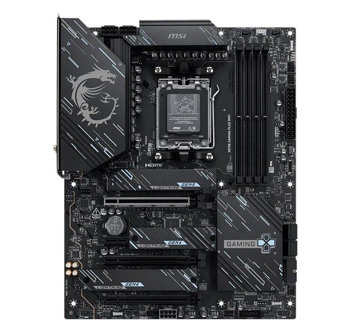 MSI X870E Gaming Plus Wifi AM5 Ryzen D5 Type-C