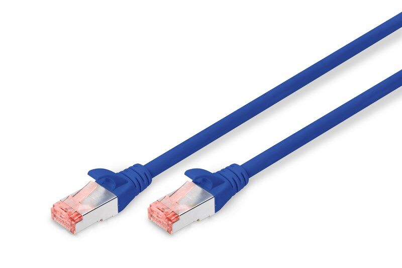 Digitus Zırhlı Patch Kablo Cat6 Mavi (5m)