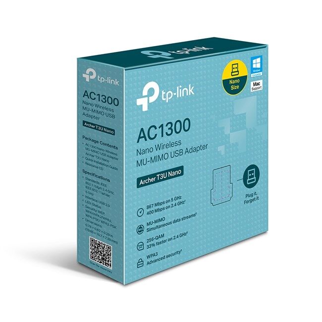 Tp-Link Archer T3U Nano Dualband USB Adaptör