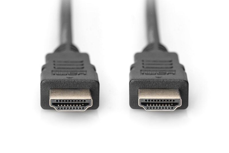 Digitus HDMI Kablo Altın Uçlu Siyah (3m) FHD