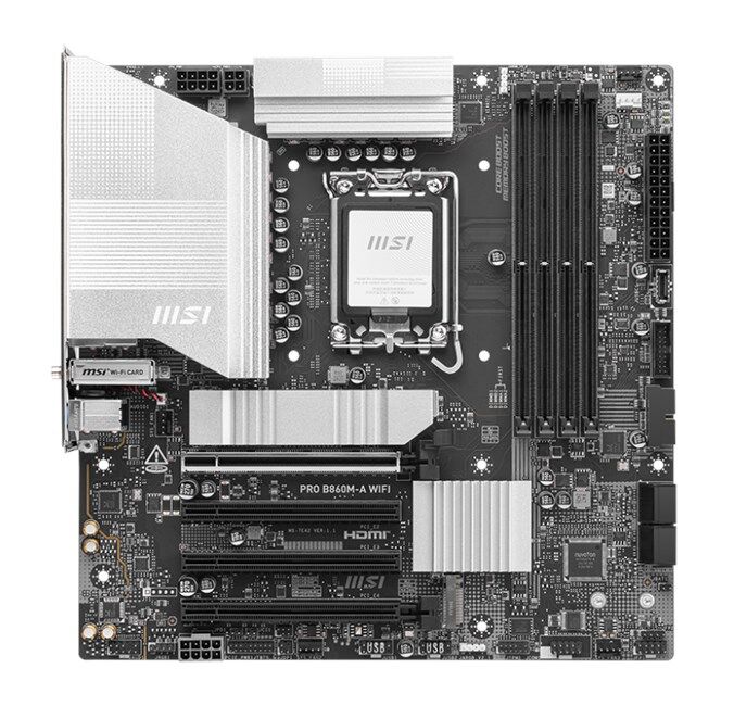 MSI Pro B860M-A Wifi DDR5 1851P Hdmi Dp Type-C