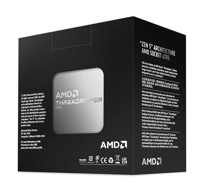 Amd Ryzen TR PRO 9965WX sTR5Pin 350W Fansız WOF