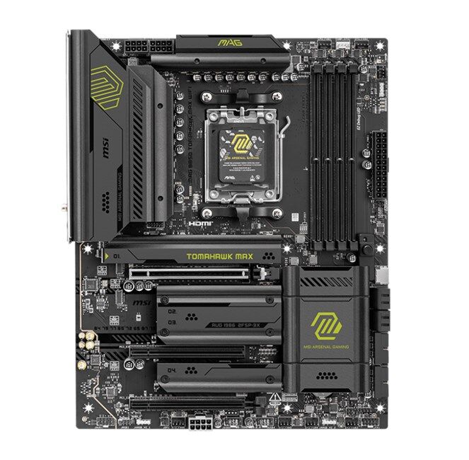 MSI Mag B850 Tomahawk Max Wifi AM5 Ryzen D5 Type-C