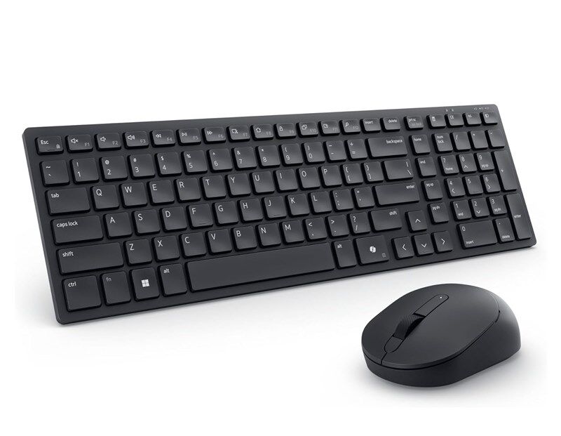 Dell Pro KM555 Sessiz Kablosuz Set Siyah