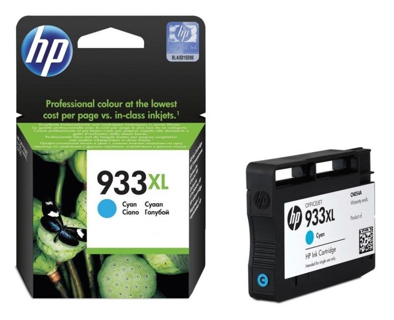 HP CN054A Mavi Mürekkep Kartuş (933XL)