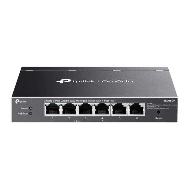 Tp-Link omada ES206GP 6Port Gbit 4 PortPoe+ Switch