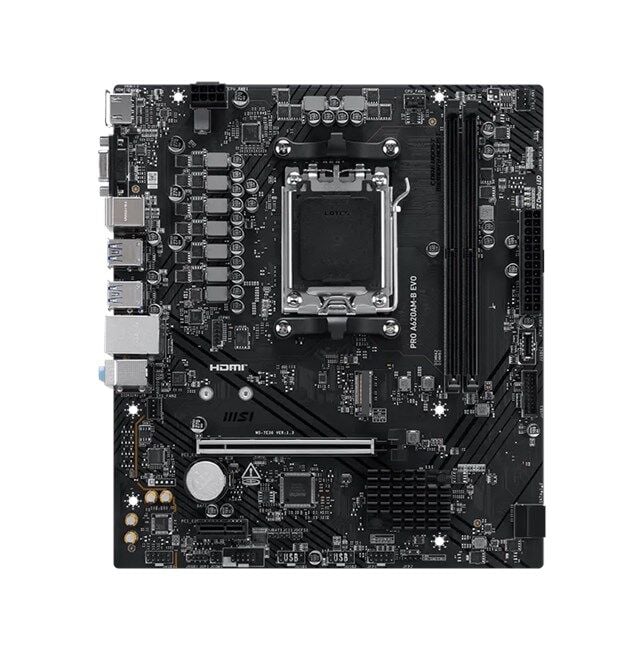 MSI PRO A620AM-B EVO AM5 Ryzen DDR5 Vga Hdmi