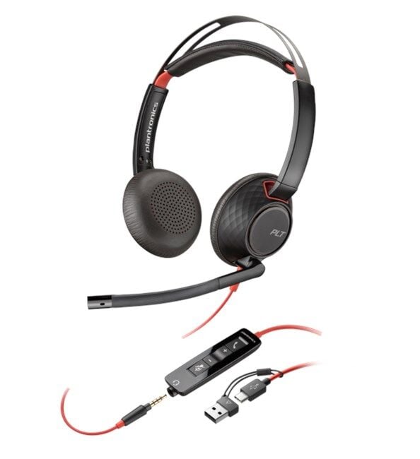 Poly Blackwire 5220 Stereo Mikrofonlu Kulaklık