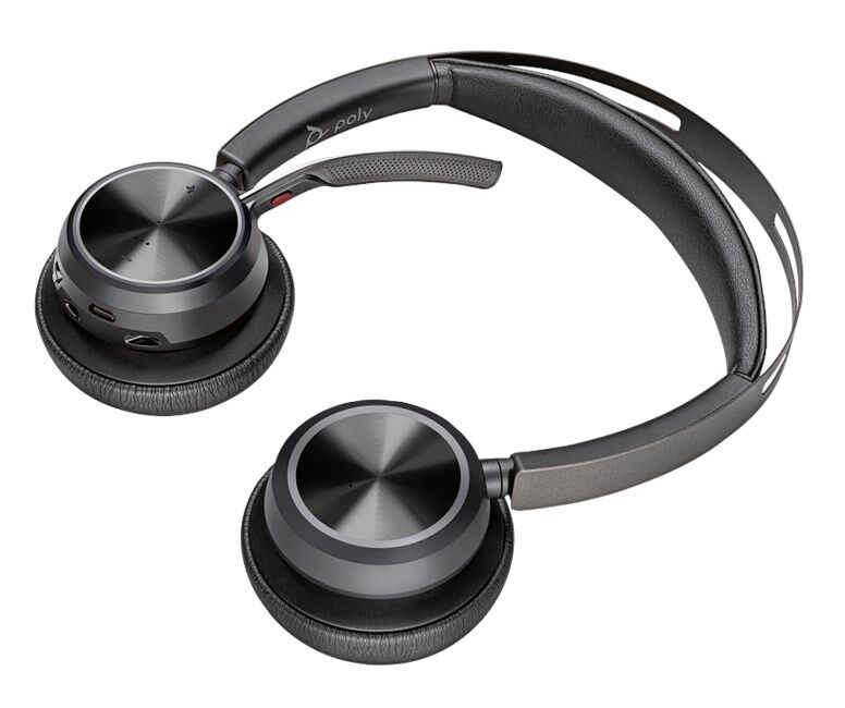 Poly Voyager Focus 2 Mik. Stereo Kulaklık (+Stand)
