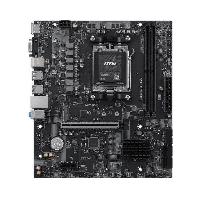 MSI PRO B850M-E EVO AM5 Ryzen D5 HDMI