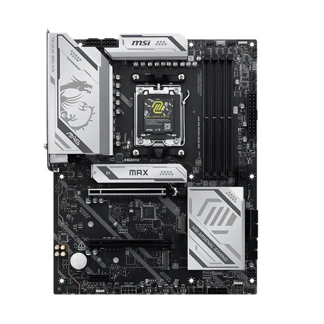 MSI MAG X870E GAMING MAX WIFI AM5 Ryzen D5 Type-C