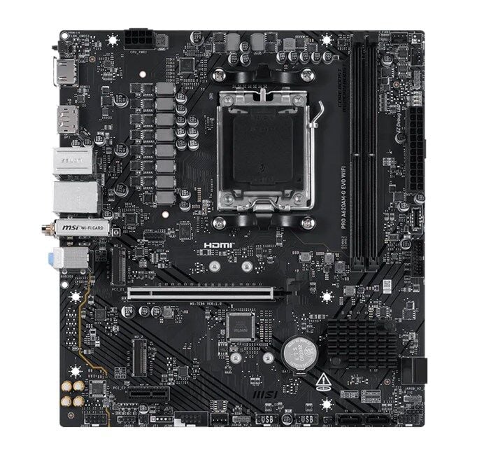 MSI PRO A620AM-G EVO WIFI AM5 Ryzen DDR5 Dp Hdmi