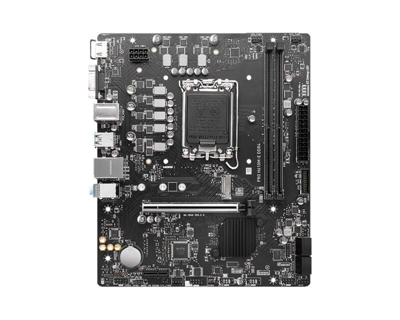 MSI Pro H610M-E D4 1700P Vga Hdmi